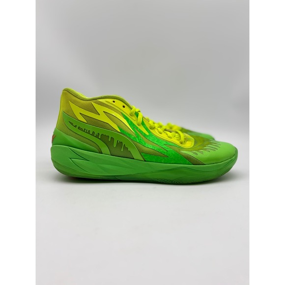 Puma MB.02 Rick and Morty Safety Yellow Elektro Green Mens 11 377584-01 main image 7